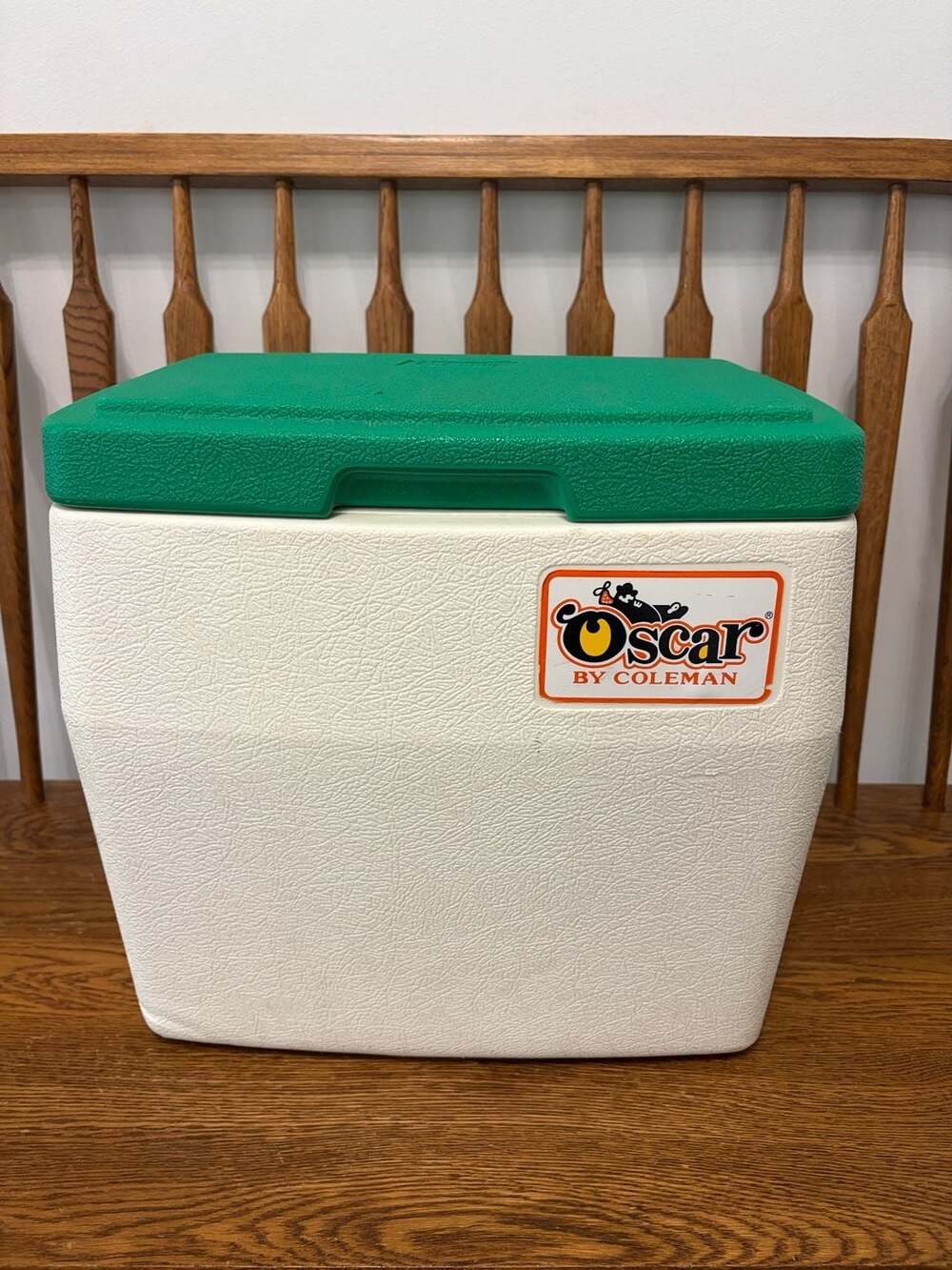 Vintage Coleman Oscar 5274 Personal Cooler Green White